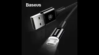 Baseus Reversible Micro USB cable with LED Light / Реверсивный Micro USB кабель с LED подсветкой