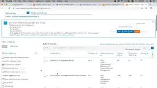 How to retrieve Scopus Q1 journals