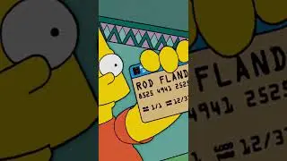 Bart Simpson STOLE Rod Flanders' VISA-Card | The Simpsons #shorts