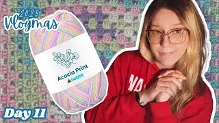 VLOGMAS, день 11 😬 Обзор пряжи Hobbii Acacia (совсем не то, чего я ожидала)