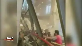 Floor collapses at Jakarta Stock Exchange