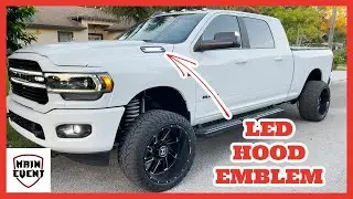 2019-2021 RAM 2500 MAINEVENTS LED HOOD EMBLEM