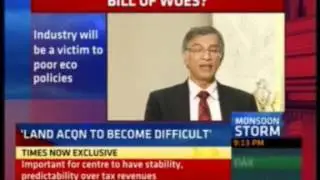 A Report by ET now on Difficulties in Land acquisition in Real Estate - Niranjan Hiranandani