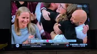 Texas A&M Aggies shock Nebraska Cornhuskers at Devaney Center: Match point and post game interviews!