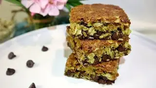 Easy Oatmeal Chocolate Chip Bars | Oatmeal Breakfast Squares