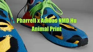 Pharrell x Adidas NMD Hu / Animal Print