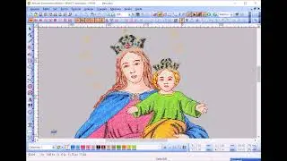 Wilcom - Nossa Senhora Auxiliadora - Our Lady Help of Christians Embroidery