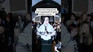 The HARDEST punk rock song for the LGBT in a church?😳🔥#punk #punkrock #lgbt #lgbtq #rock #tx2 #emo