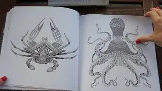 Tattoo Art Coloring Book - flip through