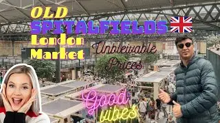 Old  Spitalfields Market l London Street Food l Unbelievable Food Market 2023 l Walking Tour 4K