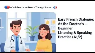 Easy French Dialogue: At the Doctor&rsquo;s &mdash; Beginner Listening & Speaking Practice (A1/A2)
