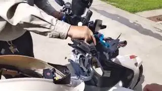 Восстановление после АВАРИИ, Znen ZN150T-9 (SSR Interceptor 150) GY6 Scooter 1 из 3