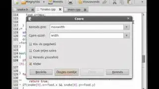SDL tutorial 10 - snake game GUI (part 2) - example program 5