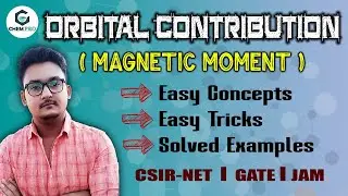 Orbital Contribution To Magnetic Moment | Spin Orbital Coupling | Coordination Compounds
