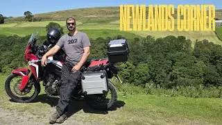 Epic motorcycle ride through Newlands Corner