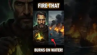 FIRE THAT BURNS ON WATER! | Greek Fire & The Fall of 1800 Ships