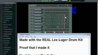 Beat made with Lex Luger Drum Kit (FLP)