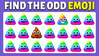 Find the ODD One Out - Emoji Edition 🍟 60 Puzzles for GENIUS | Cow Quiz