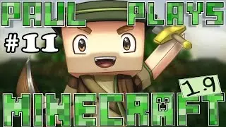 Paul Plays Minecraft 1.9 - E11 - Skeleton Horse Riders & Longhouse! (Vanilla Minecraft Survival)