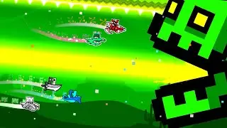 5 players BEAT Press Start - Geometry Dash 2.2