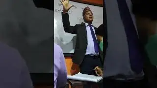 This is how prajit sir teaches us.. we made this video for hamri saru whis is in urgent leave❤️
