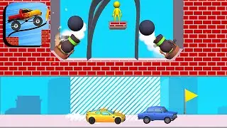 Draw The Bridge 3D ​- All Levels Gameplay Android,ios (Levels 94-125)