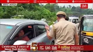 Nongpoh police fined traffic violators and collected ₹1 lakh in just one hour