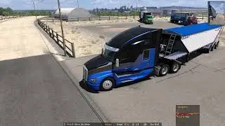 ATS - SCS T680 with SCS Load King Hopper Trailer - Cummins CM870