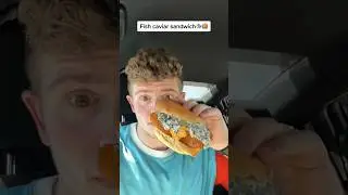 Flying across the country to eat a $100 fish sandwich!