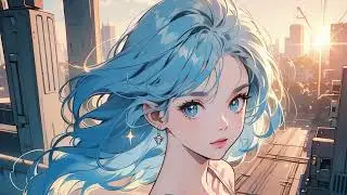 [80s Chill Beats] Chill with the Blue-Haired Beauty | 80s Hip-Hop Beats 🎧