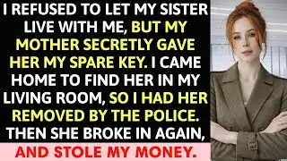 I Refused To Let My Sister Live With Me, But My Mother Gave Her My Keys…