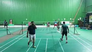 Soumya & Ashok VS Saumya & Soumyaa |Thirdcourt |Badminton |MensDoubles |ClubBadminton |YonexMavis350