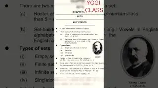 SETS | key points | class 11 #viral #trending #viralshorts #ncert #education #ncert #music #2024