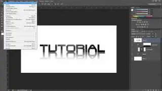 Photoshop CS6: Text mit Texture und Spiegelung erstellen [Tutorial/Deutsch/HD+]