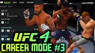 UFC 4 Career Mode #3: UFC Debut! Upgrading Moves, Perks, and Attributes! UFC 4 Career Mode Gameplay