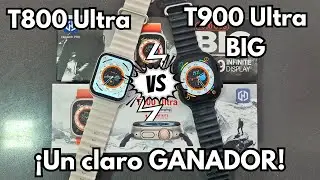 ¿Qué Smartwatch es MEJOR? 🤔​ T900 Ultra BIG vs T800 Ultra