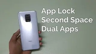 Redmi Note 9 Pro - How to use  App Lock, Second Space, Dual Apps