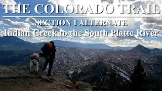 The Colorado Trail - Backpacking Section 1 with Fluffy Dog in Winter