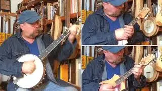 “Where The Soul Of Man Never Dies”- clawhammer banjo and homemade mandolin