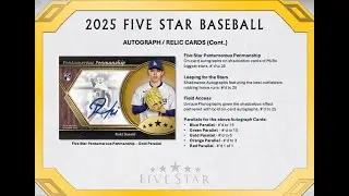 BGB1736 Baseball Card Case Opening MLB 2025 TOPPS FIVE STAR CASE GROUP BREAKS BROG Suidobashi Sto...