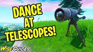 DANCE at Different TELESCOPES in a single match - Storm Racers Challenges Fortnite Season X