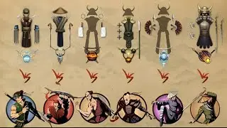 SHADOW FIGHT 2 |Set Of All BossesVs hermit And Bodyguards [iOS/Android Gameplay]