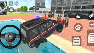 Bike car game Franklin took out the Indian police car game from the side of the truck Mahindra Thar