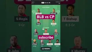 BLB vs CP dream 11 prediction bay leaf blasters vs cinnamon pacers match #dream #shorts