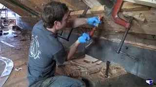 Treenail - Part 3 - Treenails are used to fasten a hull plank on to Gryahound