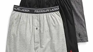 Polo Ralph Lauren Long Leg Boxer Briefs with Moisture Wicking, 100% Cotton - 3 Pack M, Andover Heath