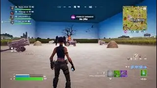 Fortnite Battle royale gameplay (had to switch off)