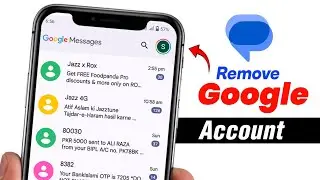 How to Remove Google Account From Message App | Messages App Se Google Account Kaise Hataye 