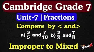 Cambridge Lower Secondary Mathematics Grade 7 | Fractions | Unit 7 | Number Line & Mixed Numbers