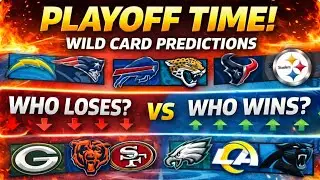 Wild Card Weekend: Our Playoff Picks — Somebody’s Season Ends   REAL SOON !  